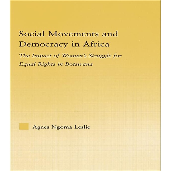 Social Movements and Democracy in Africa, Agnes Ngoma Leslie
