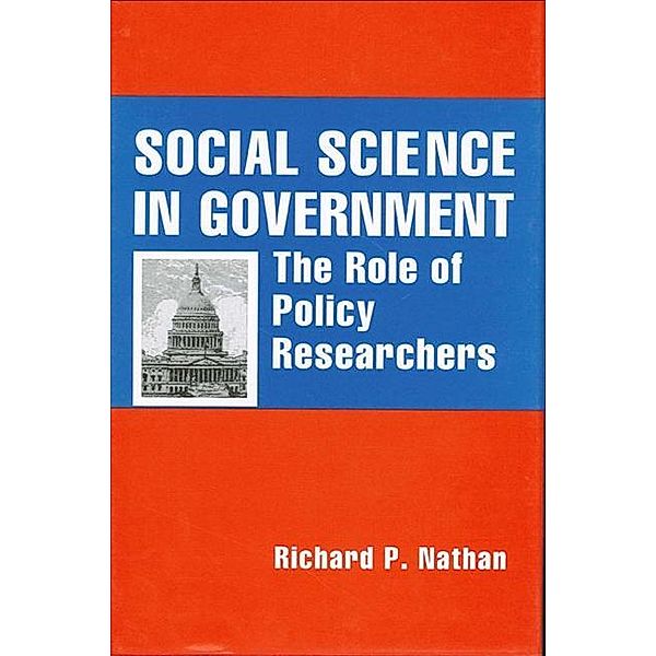 Social Science in Government, Richard P. Nathan