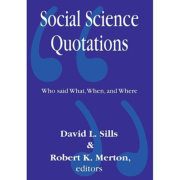Social Science Quotations