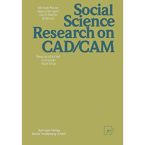 Social Science Research on CAD/CAM