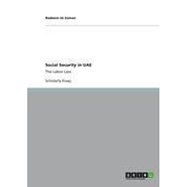Social Security in UAE, Nadeem Uz Zaman