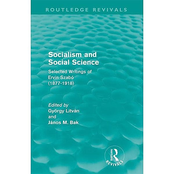 Socialism and Social Science (Routledge Revivals) / Routledge Revivals