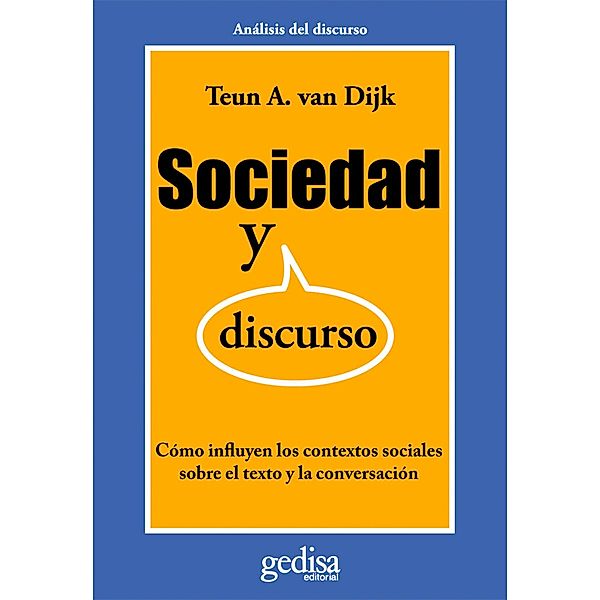 Sociedad y discurso / Cla·De·Ma, Teun A. van Dijk