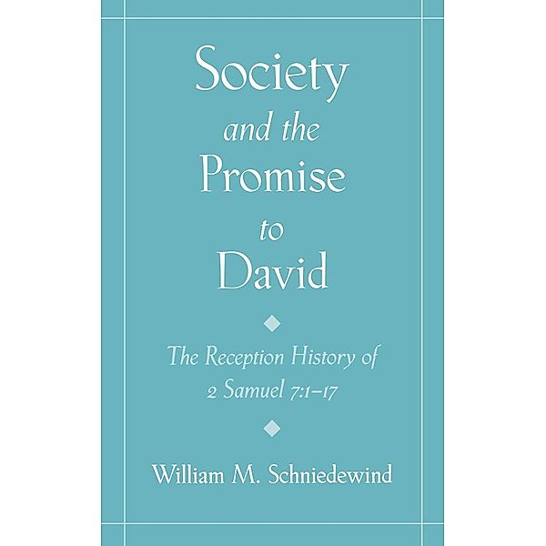 Society and the Promise to David, William M. Schniedewind