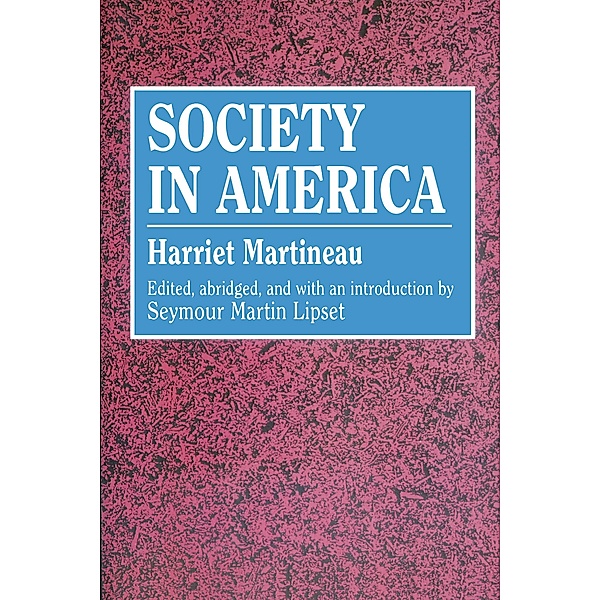 Society in America, Harriet Martineau