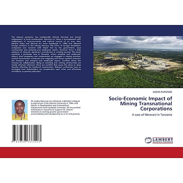 Socio-Economic Impact of Mining Transnational Corporations, AUDAX RUKONGE