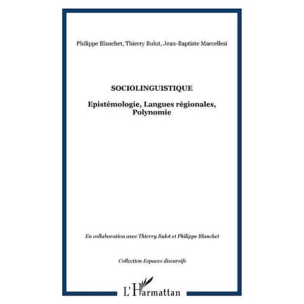 Socio-linguistique epistemologie / Hors-collection, Collectif