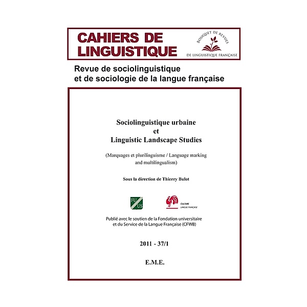 Sociolinguistique urbaine et Linguistic Landscape Studies, Bulot