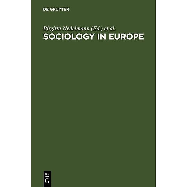 Sociology in Europe