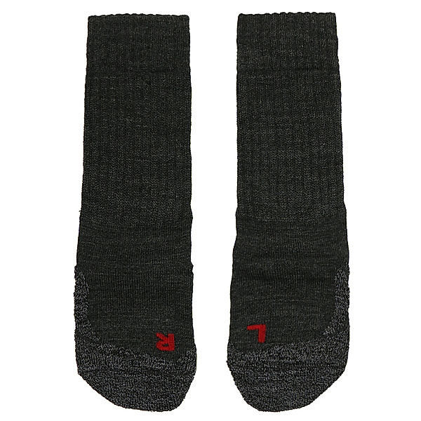 Falke Socken ACTIVE WARM mit Schurwolle in asphalt grau