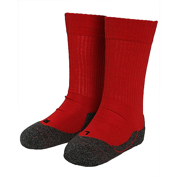 Falke Socken ACTIVE WARM mit Schurwolle in rot