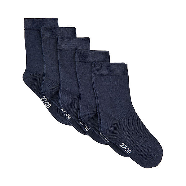 Minymo Socken ANKLE – SOLID 5er-Pack in navy