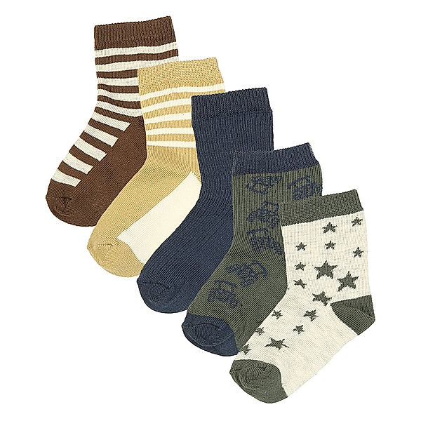 Minymo Socken ANKLE – SOLID 5er-Pack in thrush