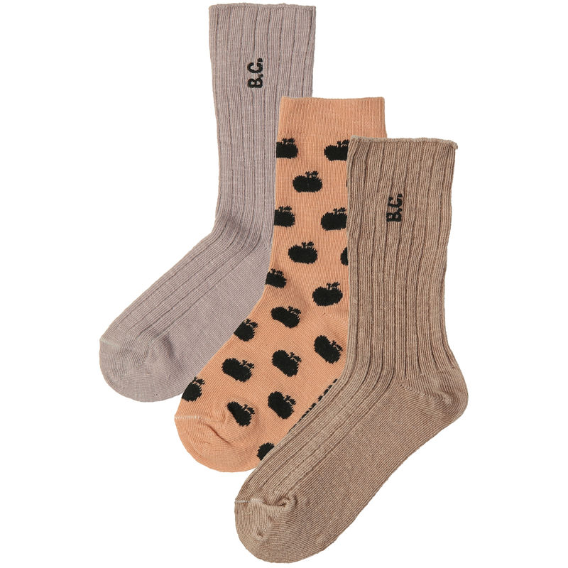 Socken B.C. 3er-Pack in pale mauve