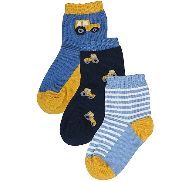 Sigikid Socken BABY BOY 3er-Pack  in blau