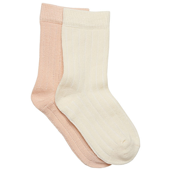 Minymo Socken BAMBOO 2er-Pack in offwhite