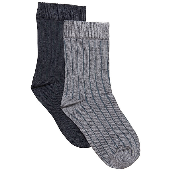 Minymo Socken BAMBOO 2er-Pack in sleet