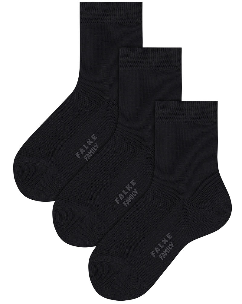 Socken FALKE FAMILY 3er-Pack in schwarz kaufen | tausendkind.de