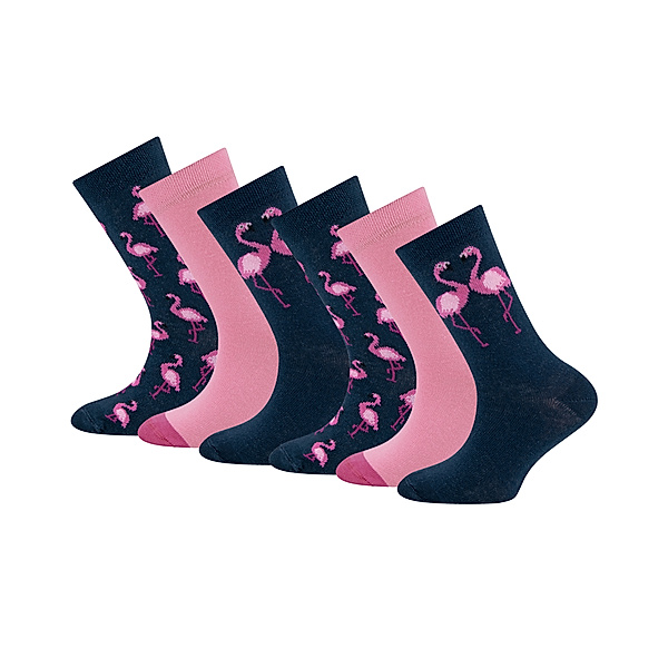 ewers Socken FLAMINGOS 6er Pack navy ice/pink