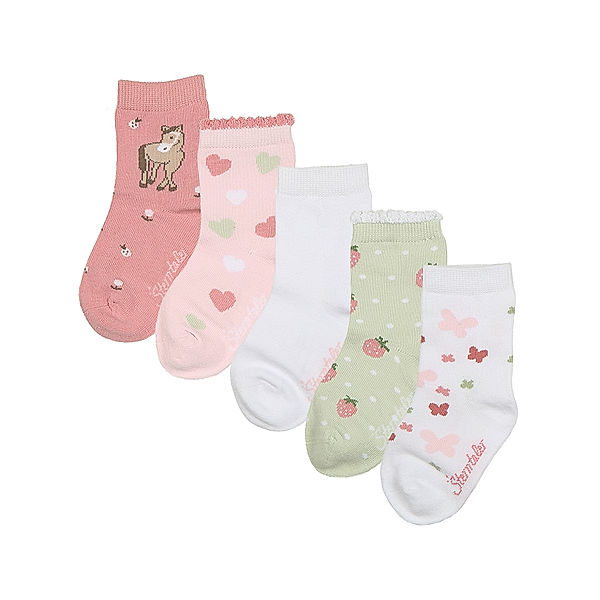 Sterntaler Socken GIRLY 5er-Pack in rosa