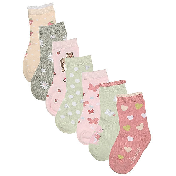 Sterntaler Socken GIRLY 7er-Pack in rosa