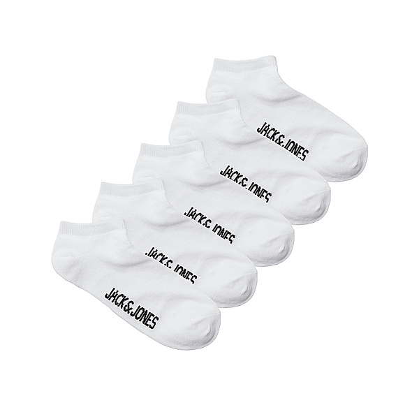 JACK & JONES Socken JACDONGO 5er Pack in weiß