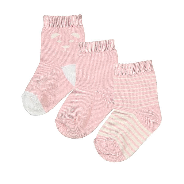 Jacky Socken JACKY BÄRCHEN 3er-Pack in rosa