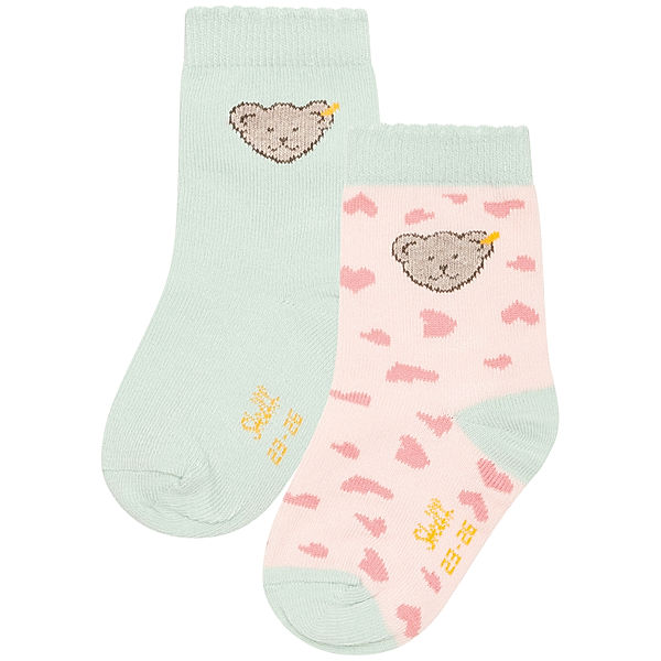 Steiff Socken JO 2er Pack in harbor gray