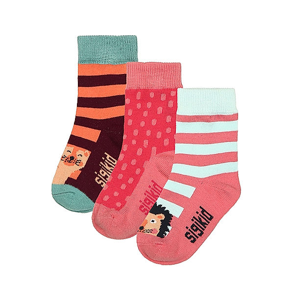 Sigikid Socken JUNGLE LOVE 3er-Pack in bunt