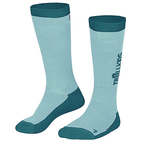 TROLLKIDS Socken KIDS SKI in aqua/teal
