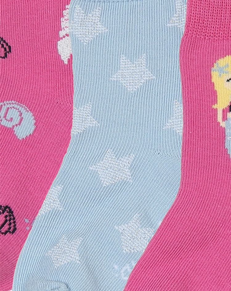 Socken MEERJUNGFRAU 3er-Pack in pink türkis kaufen