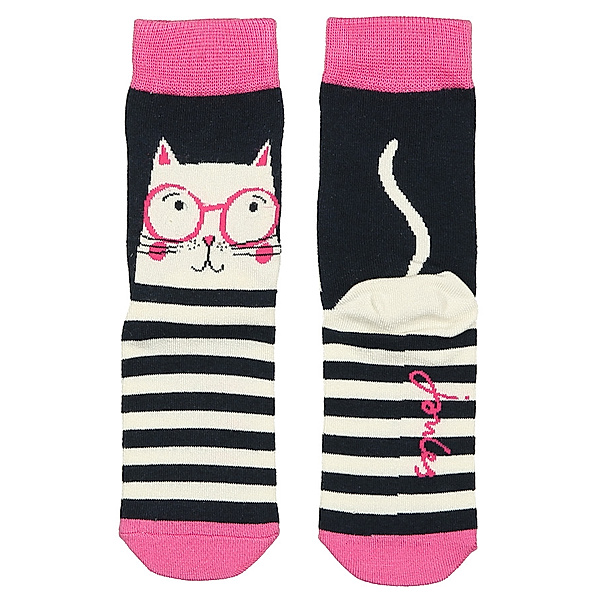 Tom Joule® Socken NEAT FEET – CAT geringelt in navy