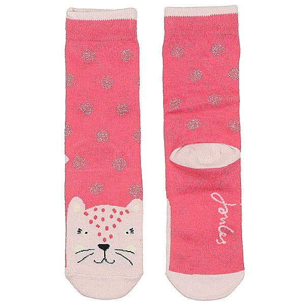 Tom Joule® Socken NEAT FEET – LEOPARD in pink