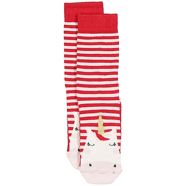 Tom Joule® Socken NEAT FEET – UNICORN STRIPE geringelt in rot