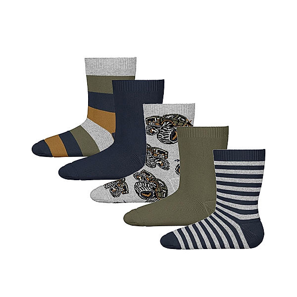 name it Socken NMMVAGN 5er-Pack in grey melange