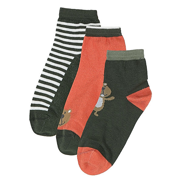 Sigikid Socken PERFECT MATCH 3er-Pack in braun