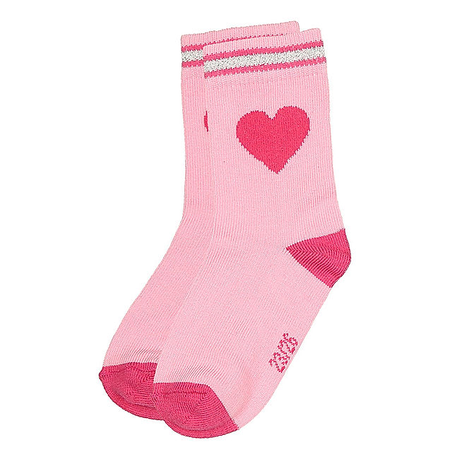 Socken PINKES HERZ 4er-Pack in pink graumeliert kaufen