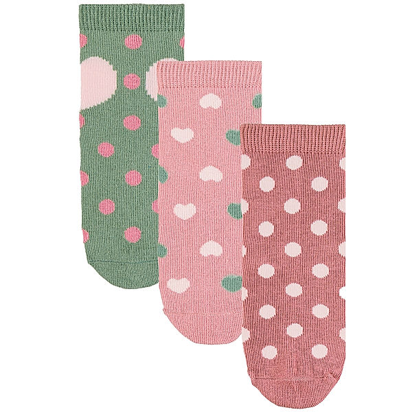 Sterntaler Socken PUNKTE 3er Pack in rosa