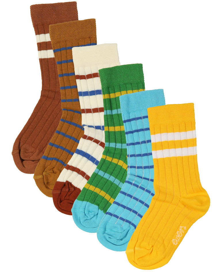 Socken RIPPE & RINGEL 6er-Pack bunt kaufen | tausendkind.de