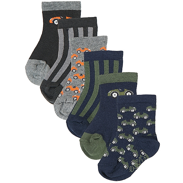 ewers Socken SEIFENKISTE 6er-Pack in tinte/grau