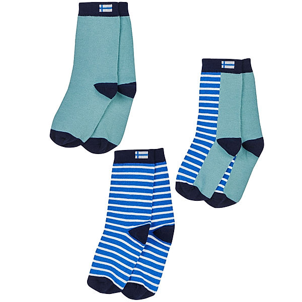 finkid Socken SUKAT KOLME 3er Pack in trellis