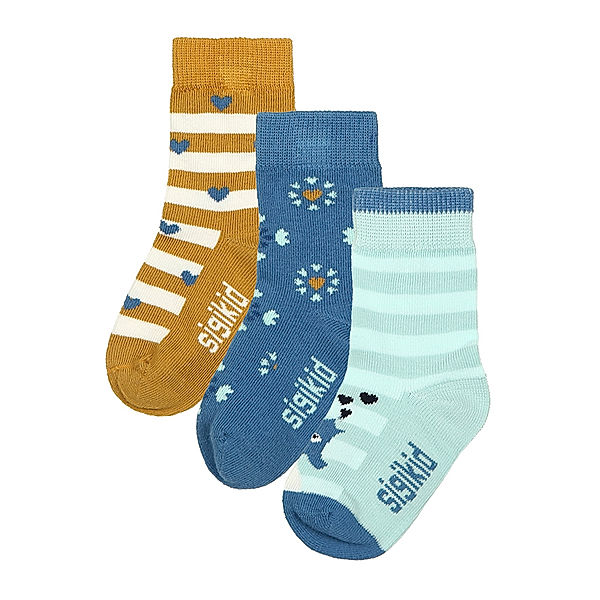 sigikid Socken SUMMER DAY 3er-Pack in bunt