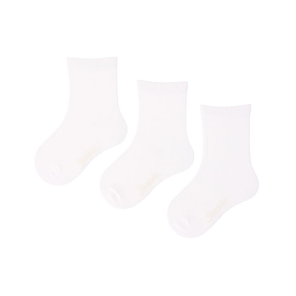 Sterntaler Socken UNI 3er Pack in weiß