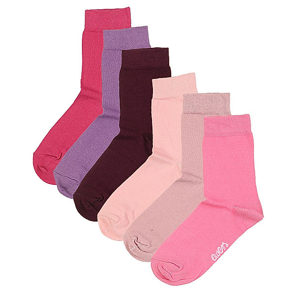 ewers Socken UNI 6er-Pack in fliederrose