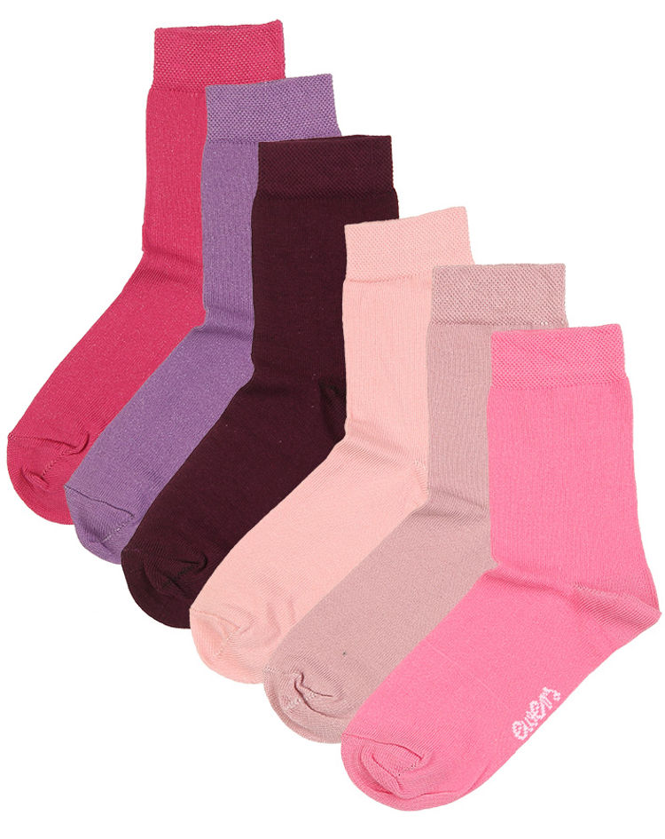 Socken UNI 6er-Pack in fliederrose bestellen | Weltbild.de