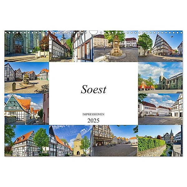 Soest Impressionen (Wandkalender 2025 DIN A3 quer), CALVENDO Monatskalender, Calvendo, Dirk Meutzner