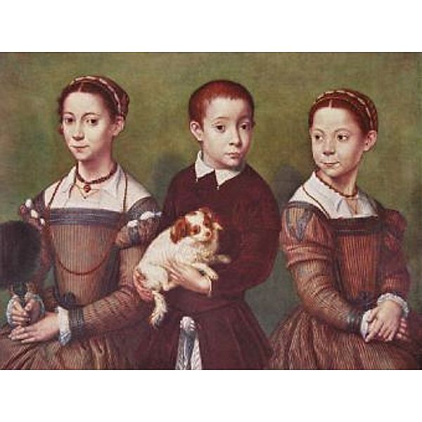 Sofonisba Anguissola - Drei Kinder mit Hund - 1.000 Teile (Puzzle)