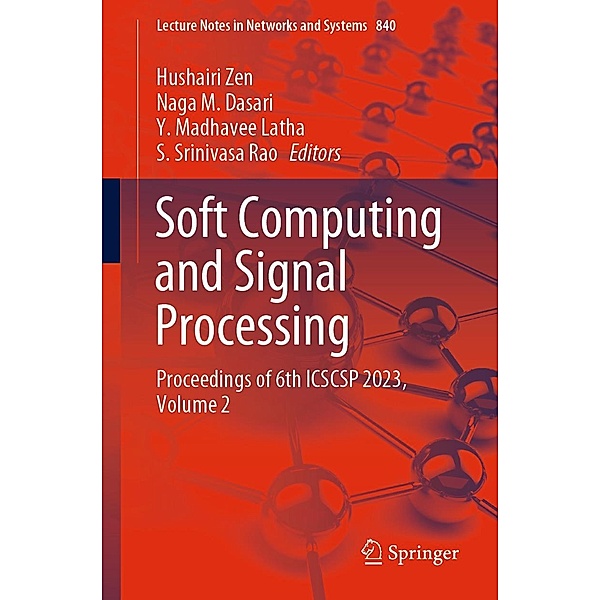 Soft Computing and Signal Processing / Lecture Notes in Networks and Systems Bd.840