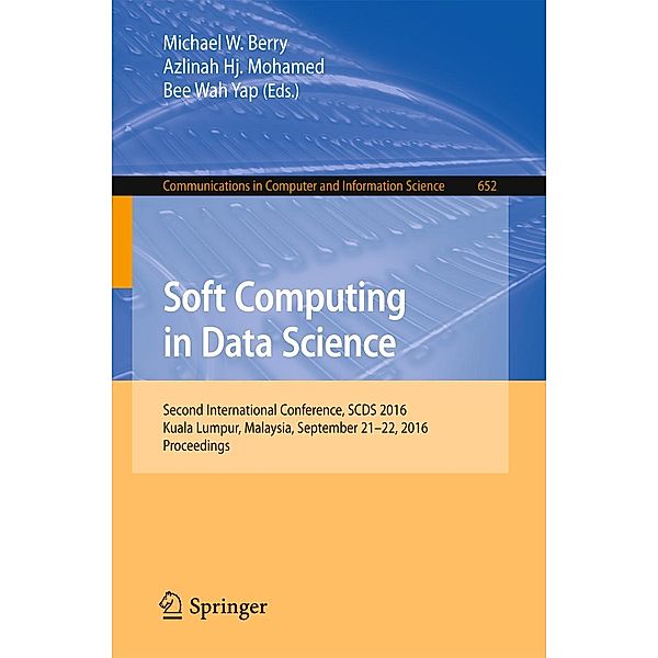 Soft Computing in Data Science / Communications in Computer and Information Science Bd.652