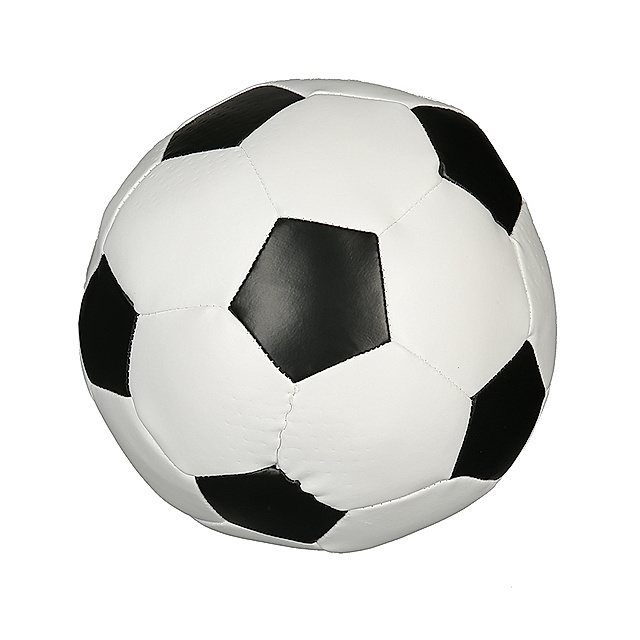 Soft-Fußball 18 cm in schwarz weiß bestellen